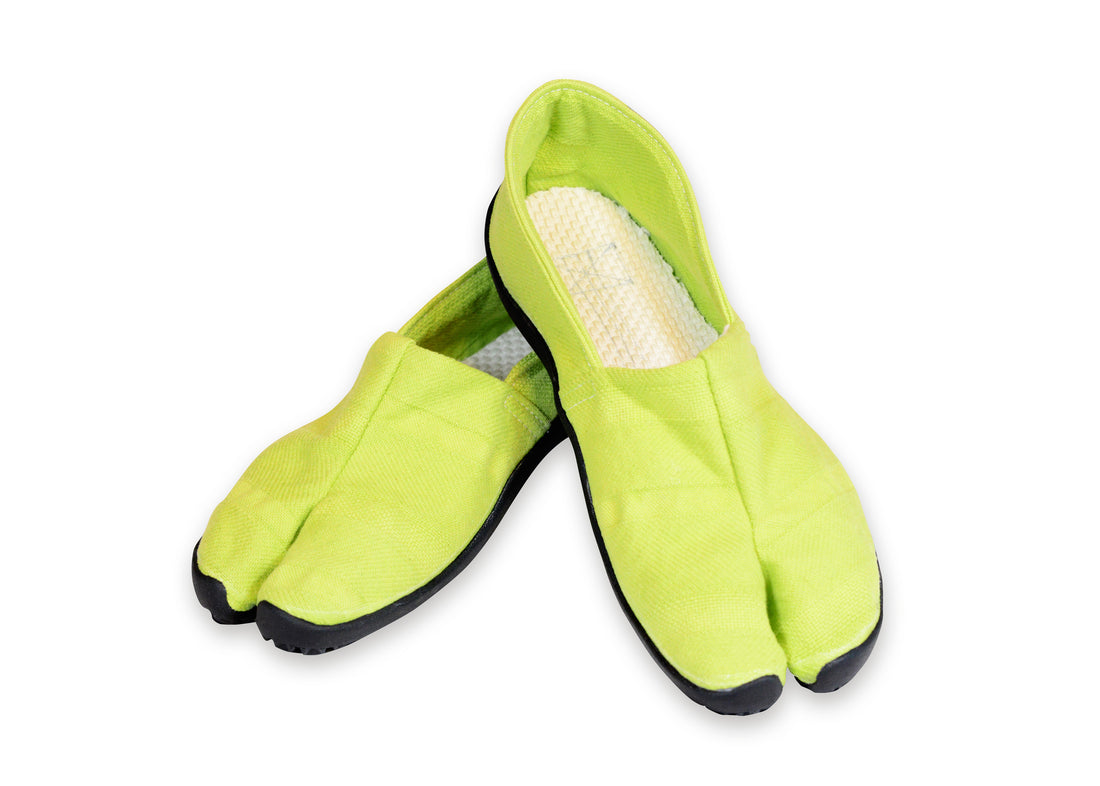 ライムグリーンのアーシングTABI足袋を販売開始します。