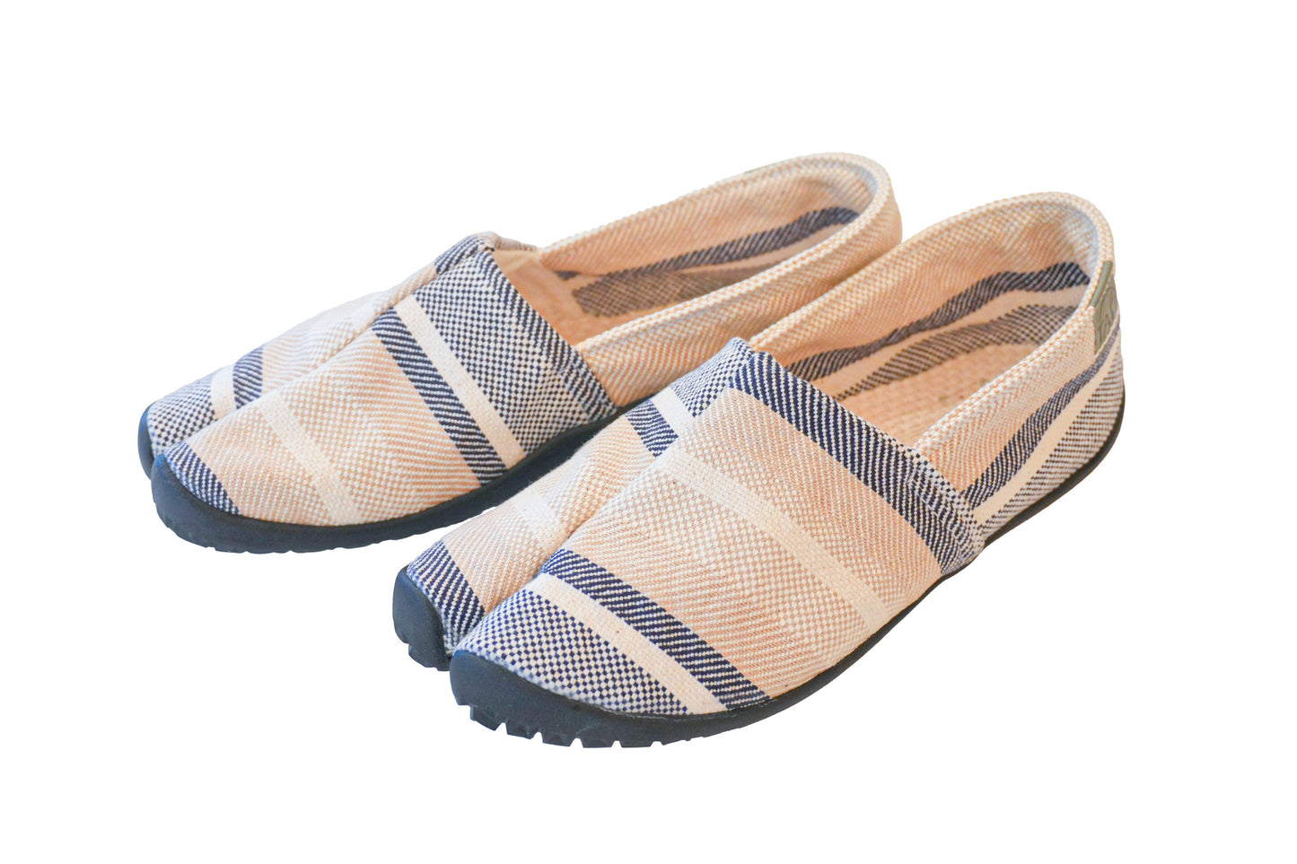 アーシングTABI　ブルーストライプ